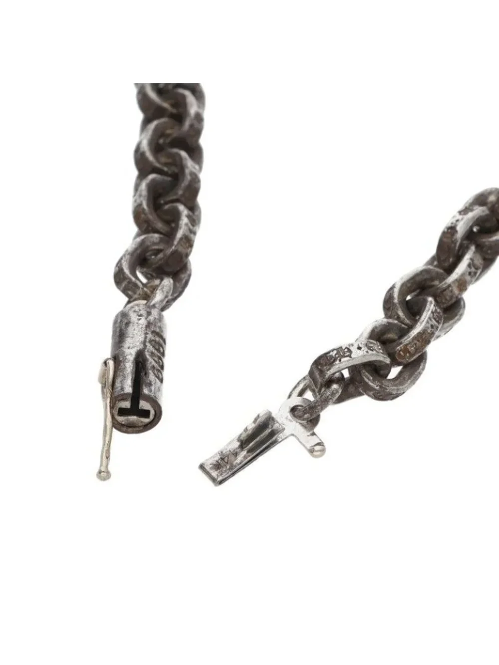 Chrome Hearts Paper Chain 30 Silver Necklace